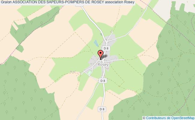 plan association Association Des Sapeurs-pompiers De Rosey Rosey