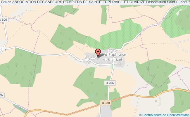 plan association Association Des Sapeurs Pompiers De Sainte Euphraise Et Clairizet Saint-Euphraise-et-Clairizet