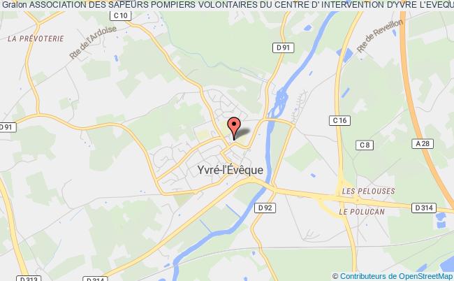 plan association Association Des Sapeurs Pompiers Volontaires Du Centre D' Intervention D'yvre L'eveque Yvré-l'Évêque