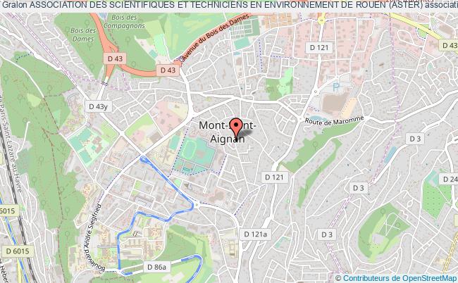 plan association Association Des Scientifiques Et Techniciens En Environnement De Rouen (aster) Mont-Saint-Aignan