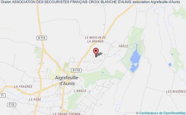 plan association Association Des Secouristes FranÇais Croix Blanche D'aunis Aigrefeuille-d'Aunis