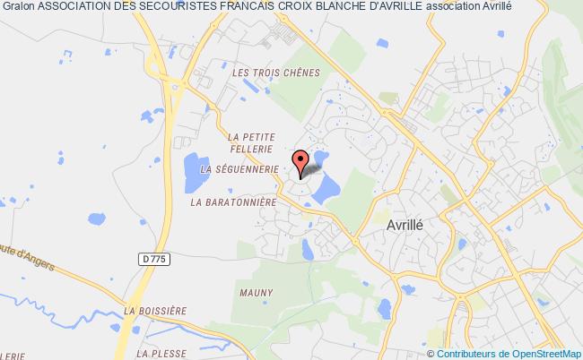 plan association Association Des Secouristes Francais Croix Blanche D'avrille Avrillé