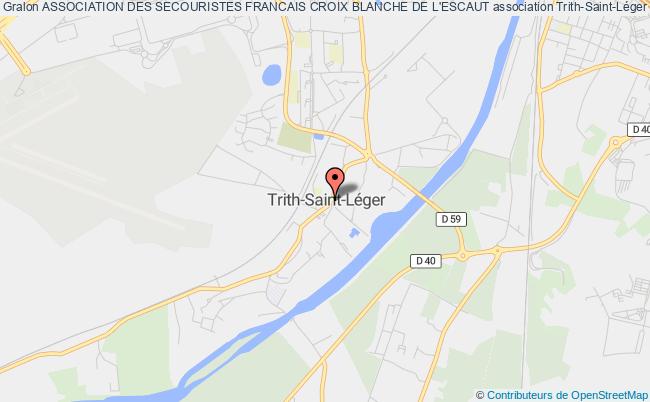plan association Association Des Secouristes Francais Croix Blanche De L'escaut Trith-Saint-Léger