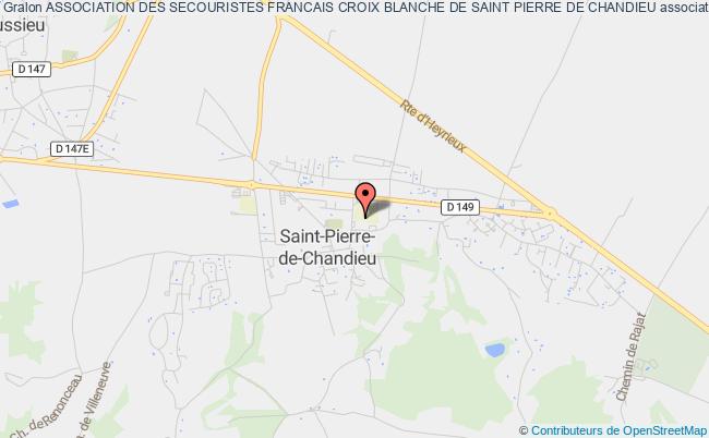 plan association Association Des Secouristes Francais Croix Blanche De Saint Pierre De Chandieu Saint-Pierre-de-Chandieu