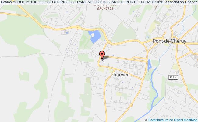 plan association Association Des Secouristes Francais Croix Blanche Porte Du Dauphine Charvieu-Chavagneux