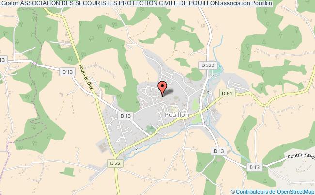 plan association Association Des Secouristes Protection Civile De Pouillon Pouillon