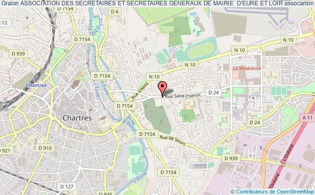 plan association Association Des Secretaires Et Secretaires Generaux De Mairie  D'eure Et Loir Chartres
