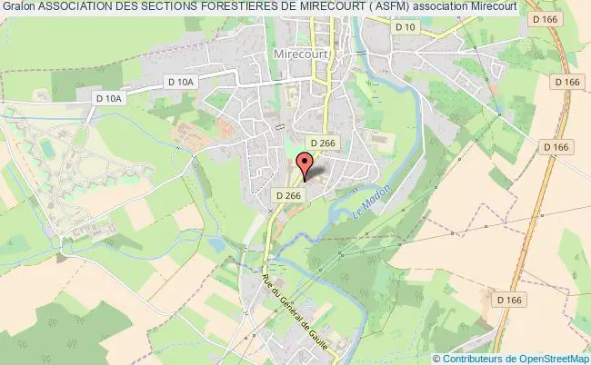 plan association Association Des Sections Forestieres De Mirecourt ( Asfm) Mirecourt