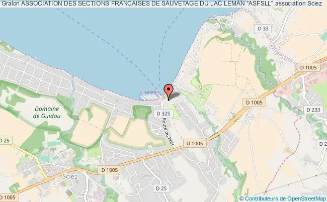 plan association Association Des Sections Francaises De Sauvetage Du Lac Leman "asfsll" Sciez
