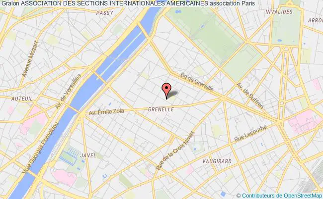 plan association Association Des Sections Internationales Americaines Paris