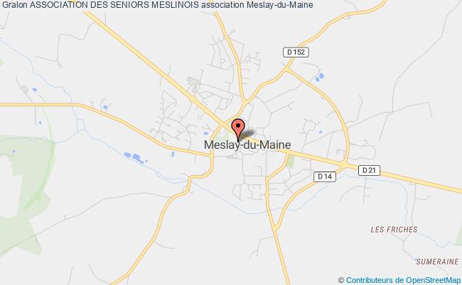 plan association Association Des Seniors Meslinois Meslay-du-Maine