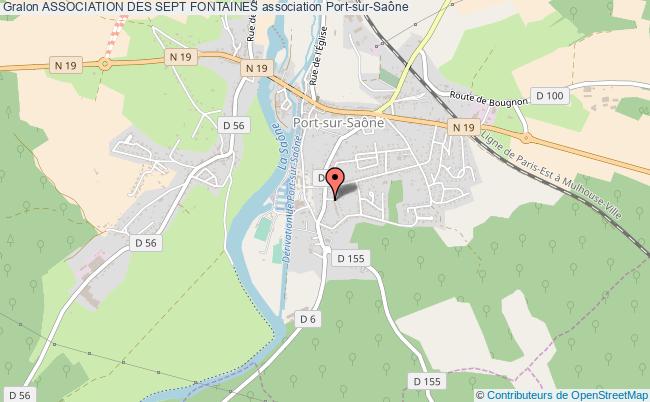plan association Association Des Sept Fontaines Port-sur-Saône
