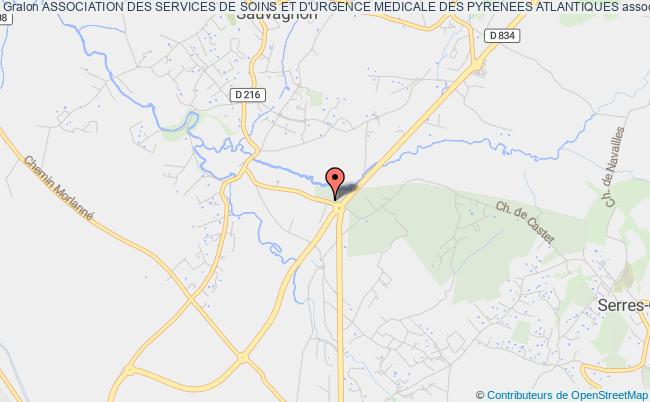 plan association Association Des Services De Soins Et D'urgence Medicale Des Pyrenees Atlantiques Oloron-Sainte-Marie