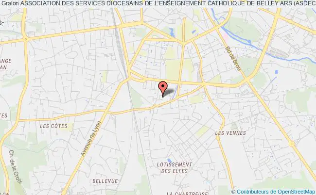 plan association Association Des Services Diocesains De L'enseignement Catholique De Belley Ars (asdec Belley-ars) Bourg-en-Bresse