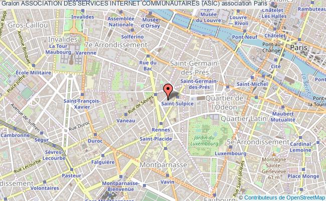 plan association Association Des Services Internet Communautaires (asic) Paris