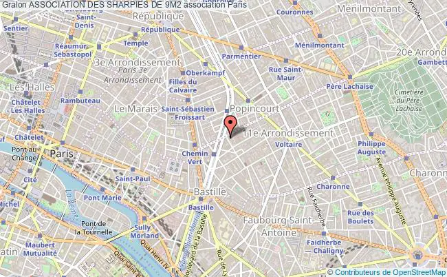 plan association Association Des Sharpies De 9m2 Paris