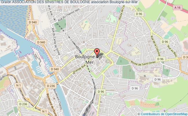 plan association Association Des Sinistres De Boulogne Boulogne-sur-Mer