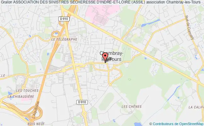 plan association Association Des Sinistres Secheresse D'indre-et-loire (assil) Chambray-lès-Tours