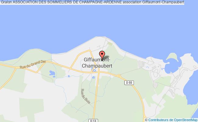 plan association Association Des Sommeliers De Champagne-ardenne Giffaumont-Champaubert
