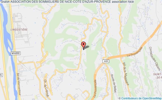 plan association Association Des Sommeliers De Nice-cote D'azur-provence Nice