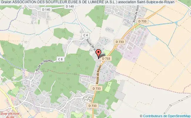 plan association Association Des Souffleur.euse.s De LumiÈre (a.s.l.) Saint-Sulpice-de-Royan
