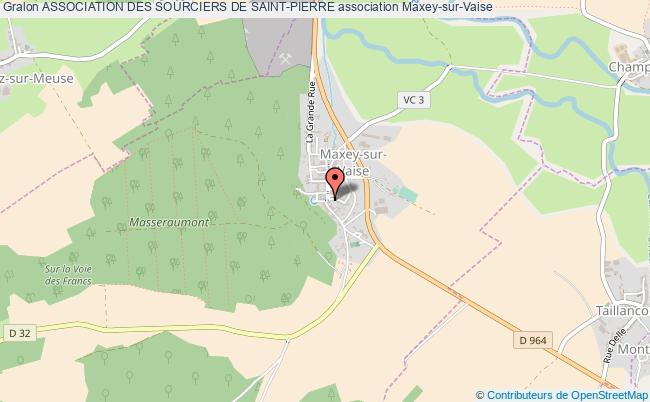 plan association Association Des Sourciers De Saint-pierre Maxey-sur-Vaise