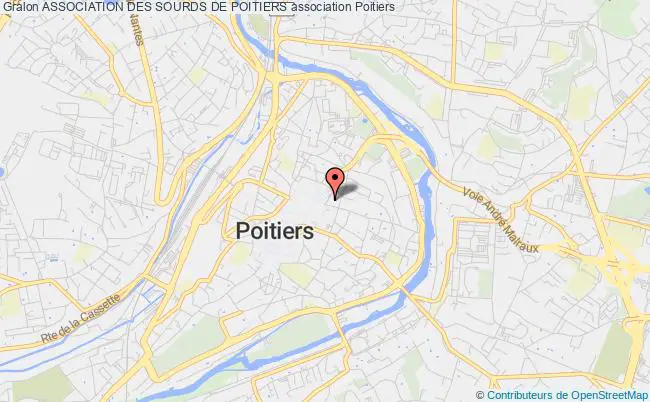 plan association Association Des Sourds De Poitiers Poitiers