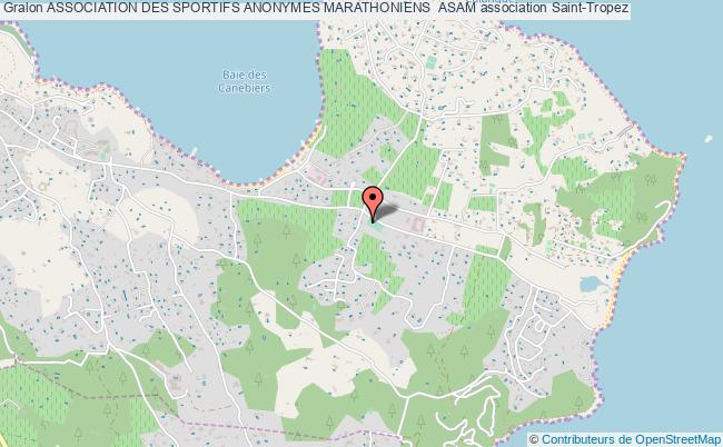 plan association Association Des Sportifs Anonymes Marathoniens  Asam Saint-Tropez