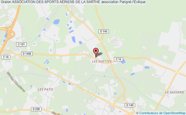 plan association Association Des Sports AÉriens De La Sarthe Parigné-l'Évêque