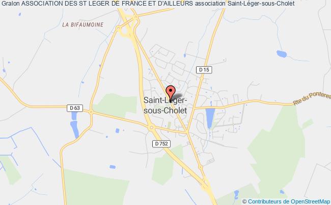 plan association Association Des St Leger De France Et D'ailleurs Saint-Léger-sous-Cholet