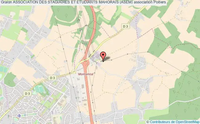 plan association Association Des Stagiaires Et Etudiants Mahorais (asem) Poitiers