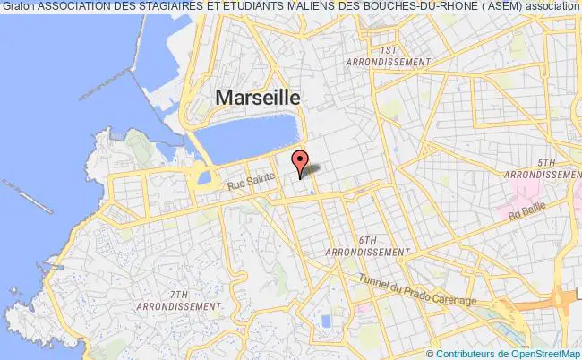 plan association Association Des Stagiaires Et Etudiants Maliens Des Bouches-du-rhone ( Asem) Marseille