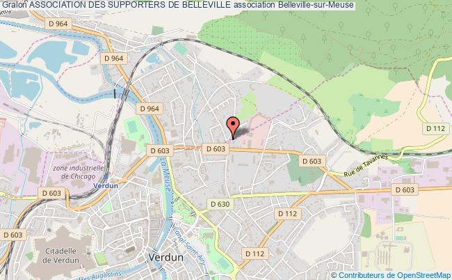 plan association Association Des Supporters De Belleville Belleville-sur-Meuse