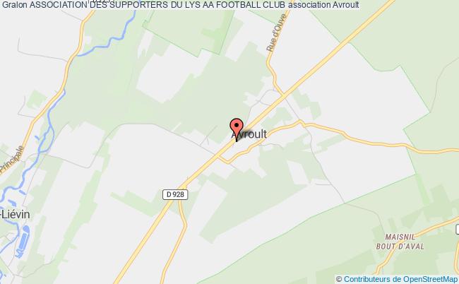 plan association Association Des Supporters Du Lys Aa Football Club Avroult