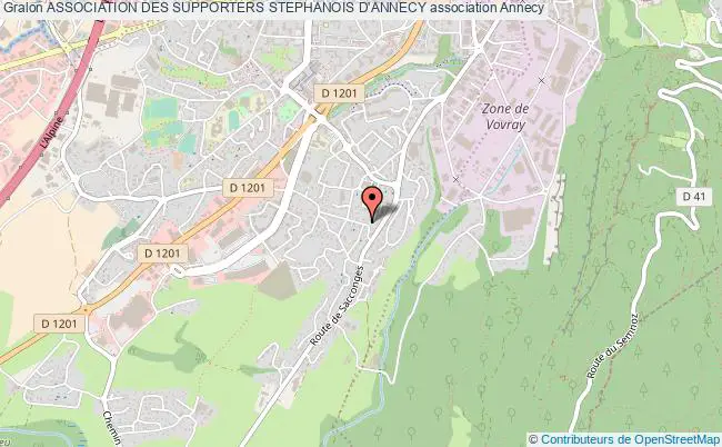 plan association Association Des Supporters Stephanois D'annecy Annecy