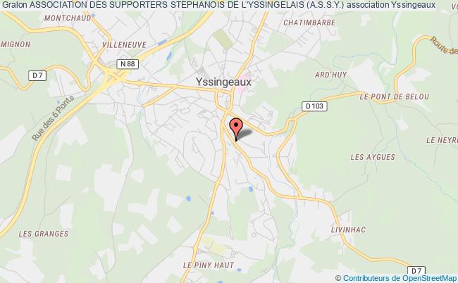 plan association Association Des Supporters Stephanois De L'yssingelais (a.s.s.y.) Yssingeaux