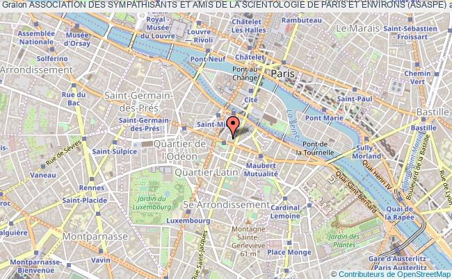 plan association Association Des Sympathisants Et Amis De La Scientologie De Paris Et Environs (asaspe) Paris