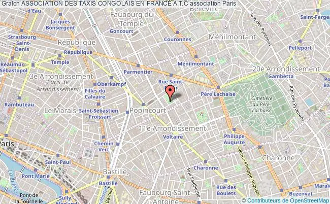 plan association Association Des Taxis Congolais En France A.t.c Paris