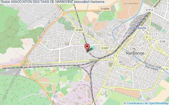 plan association Association Des Taxis De Narbonne Narbonne