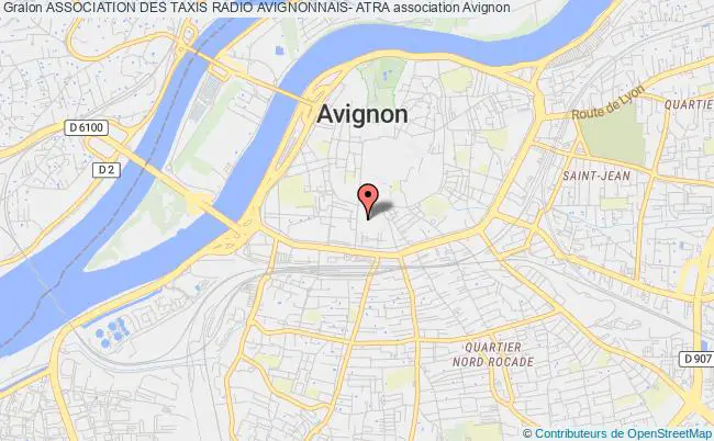 plan association Association Des Taxis Radio Avignonnais- Atra Avignon