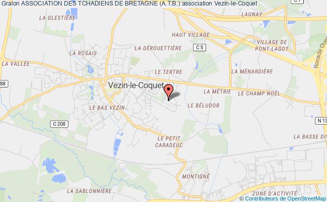 plan association Association Des Tchadiens De Bretagne (a.t.b.) Vezin-le-Coquet