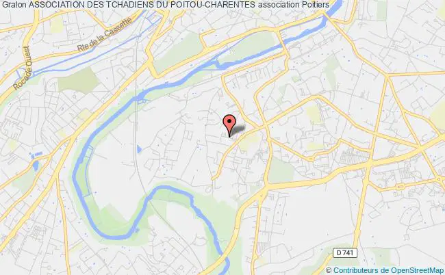 plan association Association Des Tchadiens Du Poitou-charentes Poitiers