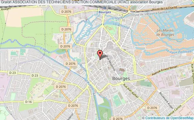 plan association Association Des Techniciens D'action Commerciale (atac) Bourges