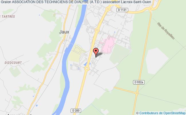plan association Association Des Techniciens De Dialyse (a.t.d.) Lacroix-Saint-Ouen