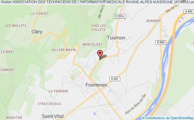 plan association Association Des Techniciens De L'information Medicale Rhone-alpes Auvergne (atimra) Tournon