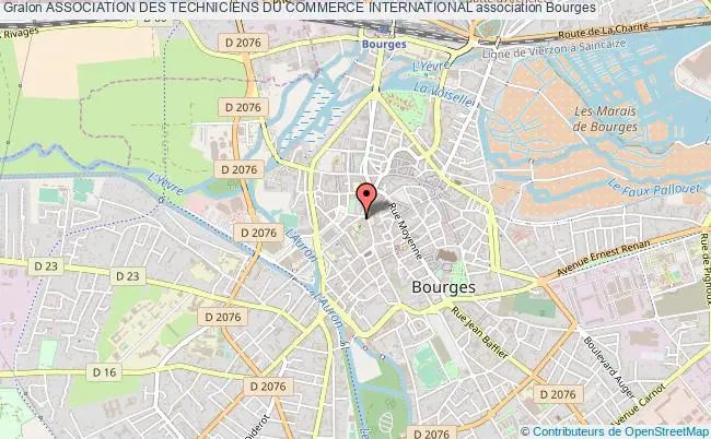 plan association Association Des Techniciens Du Commerce International Bourges