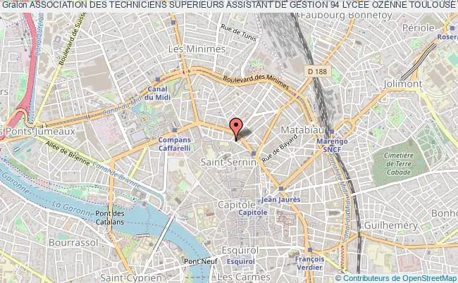 plan association Association Des Techniciens Superieurs Assistant De Gestion 94 Lycee Ozenne Toulouse (atsag 94) Toulouse