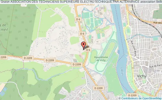 plan association Association Des Techniciens Superieurs Electrotechnique Par Alternance Bellerive-sur-Allier