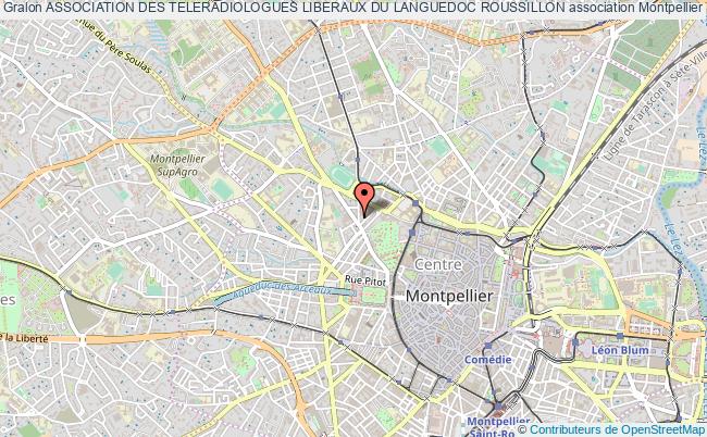 plan association Association Des Teleradiologues Liberaux Du Languedoc Roussillon Montpellier cedex 02