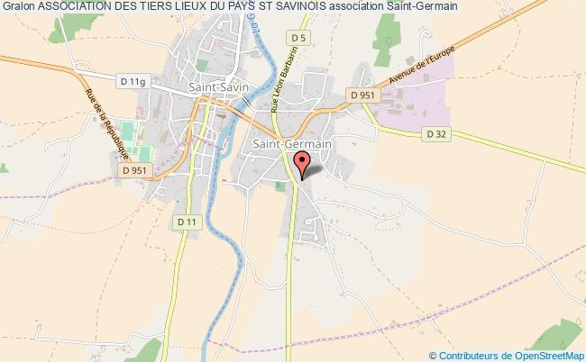 plan association Association Des Tiers Lieux Du Pays St Savinois Saint-Germain